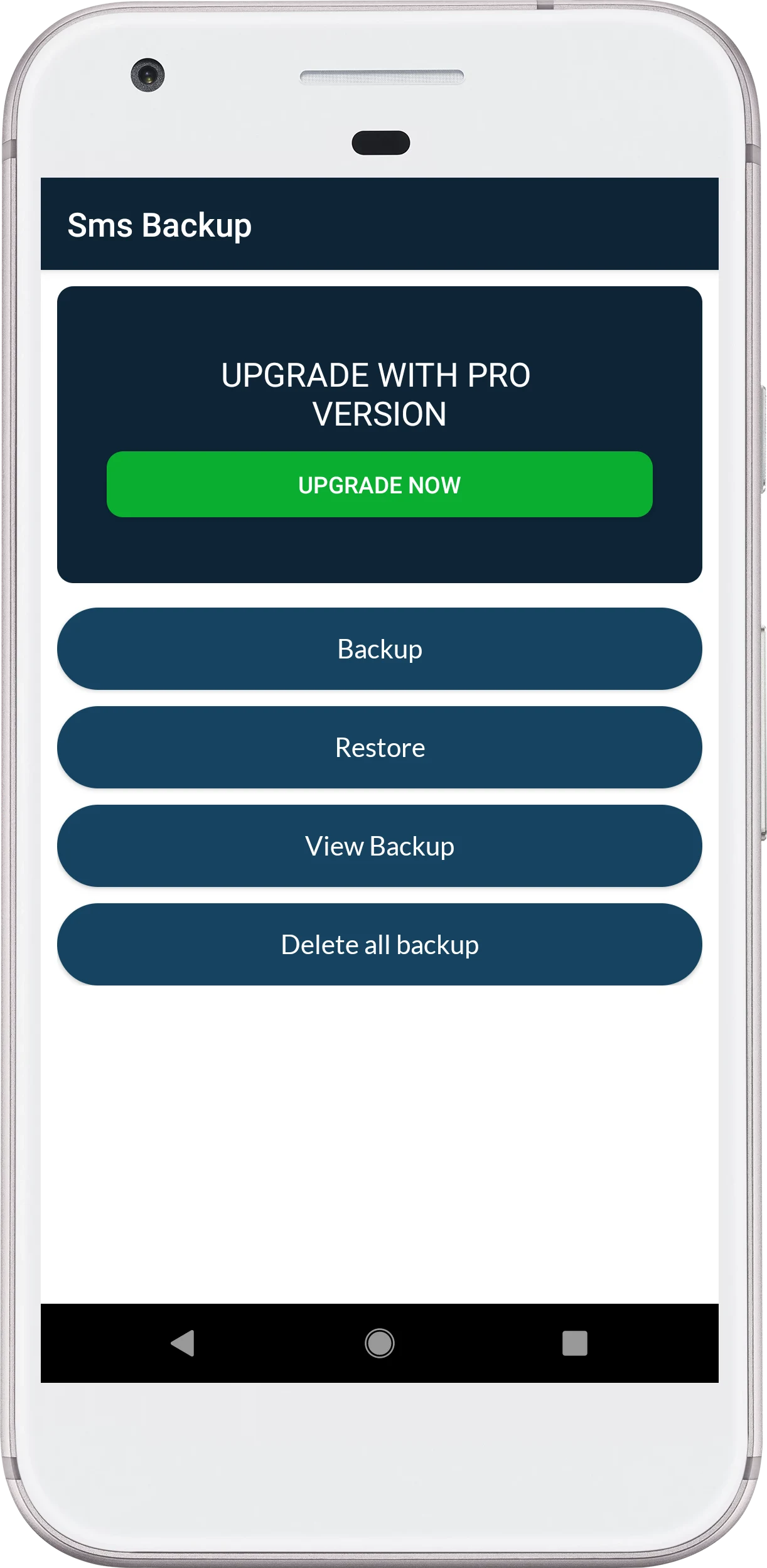 Restore Calllogs and Contacts screenshot